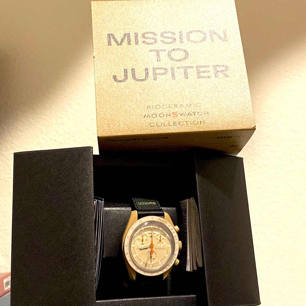 Swatch x Omega Bioceramic OMEGA X MOON series MISSION TO JUPITER WATCH